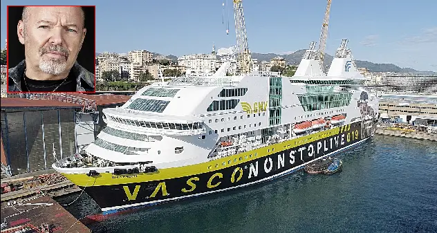 Vasco Rossi tour, la grande nave del ‘Kapitano’ è pronta a salpare