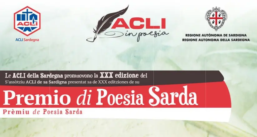 Acli Sardegna, bandita la trentesima edizione del premio di poesia sarda