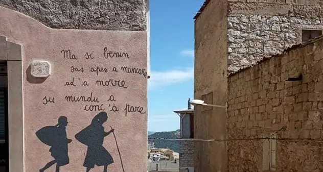 A Orgosolo un murale in difesa delle api