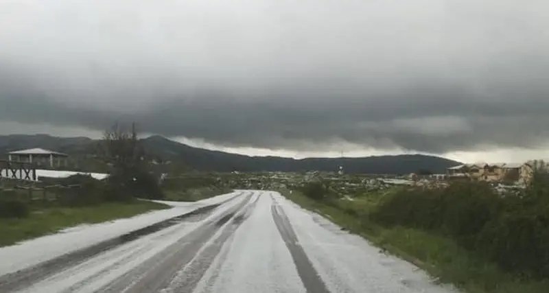 Maltempo in Sardegna. Abbandonate grandinata a Orgosolo, Fonni e Desulo