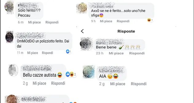 Commenti di odio e insulti ai poliziotti dopo l’incidente, Luca Agati: “Tutti querelati in Procura”