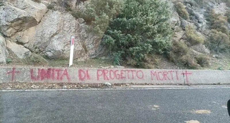 Peste suina. Scritte con minacce di morte in Ogliastra