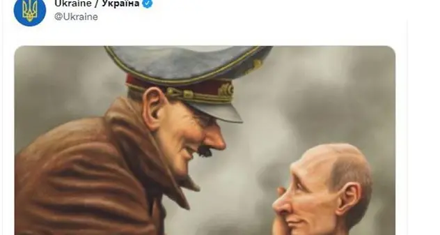 Ucraina-Russia. Guerra anche su Twitter: Putin come Hitler