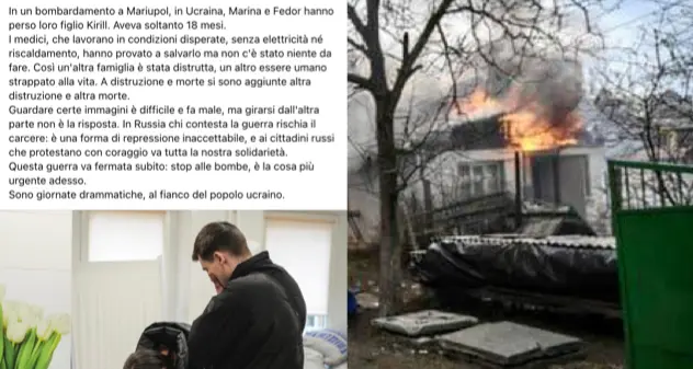 Ucraina. Marina e Fedor hanno perso loro figlio, aveva soltanto 18 mesi