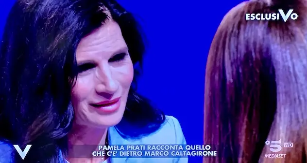 Pamela Prati a Verissimo: \"Mark Caltagirone non esiste\"