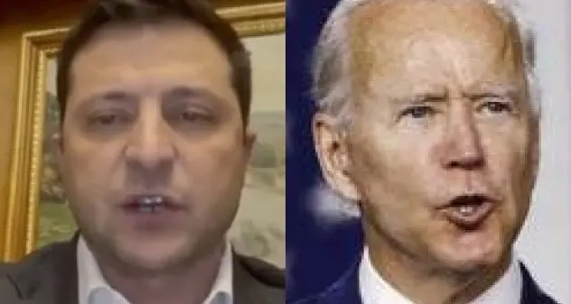 Zelensky a Biden: “Essere leader del mondo significa essere leader della pace”