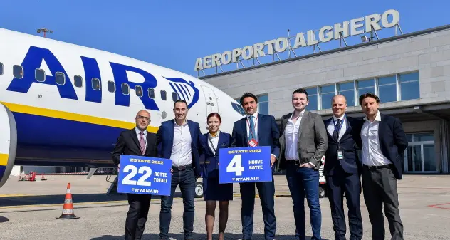 Ryanair raddoppia i voli su Alghero