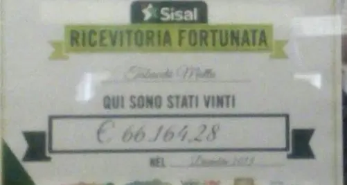 Fonni. Superenalotto, la dea bendata porta 66 mila euro