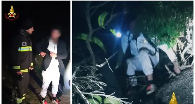 Disperso in Valle della Luna: recuperato dai Vigili del Fuoco e riportato a casa
