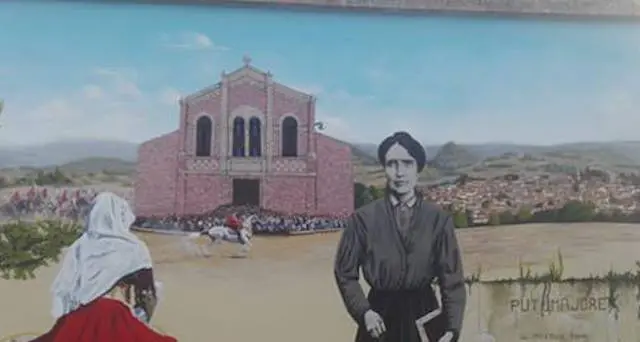 Fede e tradizione, ecco il nuovo murale di Pozzomaggiore
