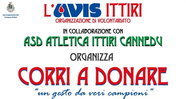 Avis di Ittiri, “Corri a donare”: una giornata di sport e solidarietà