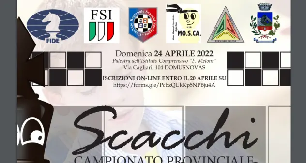 Domusnovas. Ritorna alla grande il Campionato Provinciale di Scacchi under 18