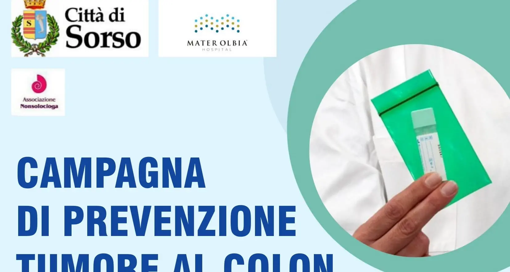 Sorso. Il 27 aprile screening gratuito per la prevenzione del tumore al colon