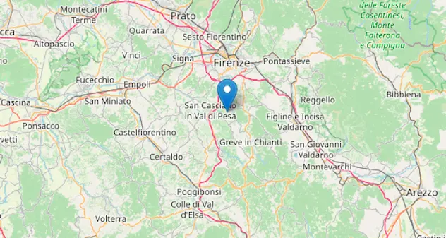 Forte scossa di terremoto a Firenze. Epicentro a Impruneta