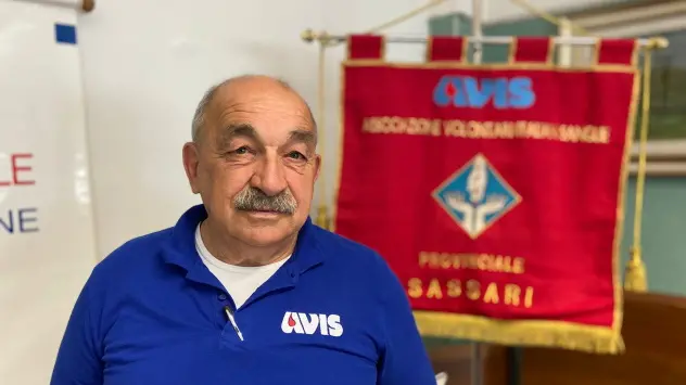 Nulvi. Sergio Ruiu: 140 donazioni dal 1973 fino al 2009. \"Ora spiego perché è importante donare il sangue”