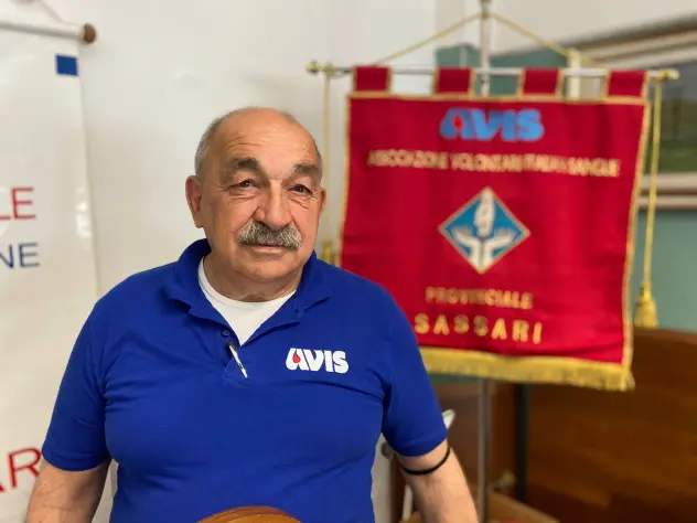 Nulvi. Sergio Ruiu: 140 donazioni dal 1973 fino al 2009. \"Ora spiego perché è importante donare il sangue”