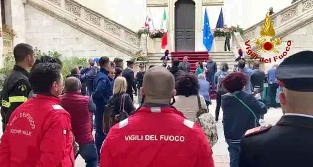 Cagliari. \"Fiaccola Special Olympics\", i Vigili del Fuoco presenti alla cerimonia