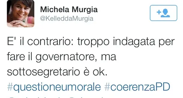 La Murgia ironizza sulla nomina della Barracciu sottosegretario