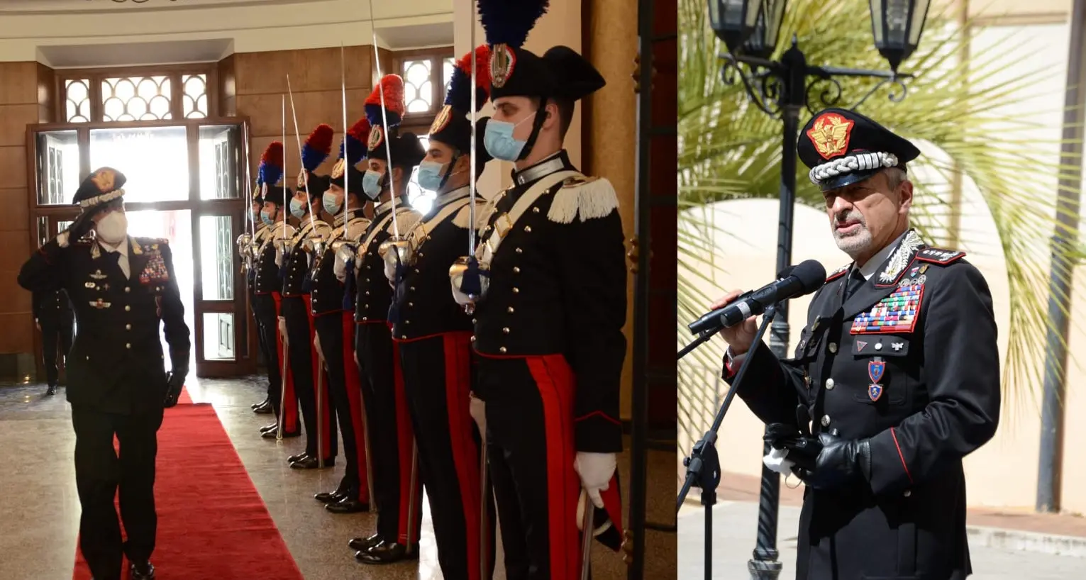 Carabinieri. Visita a Cagliari del Generale di Corpo d'Armata Carmelo Burgio