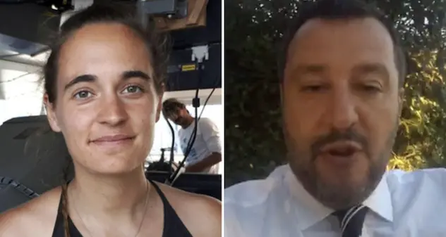 Carola Rackete libera, l'ira di Salvini: “Qualche giudice vuole fare la politica, si tolga la toga e si presenti alle elezioni”