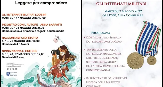 A Lodè \"Maggio dei Libri\": appuntamento con la storia di ieri, oggi e domani
