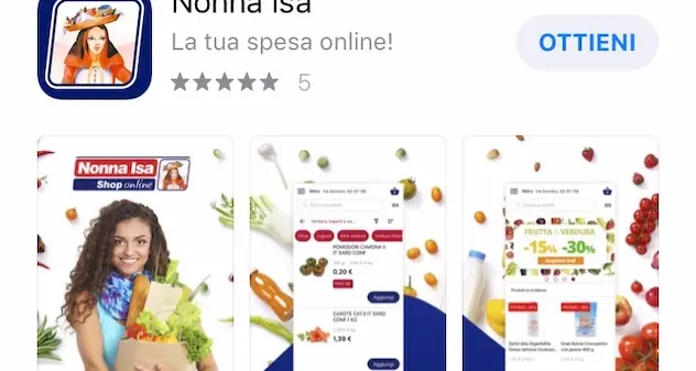 La spesa facile con lo smartphone: Nonna Isa lancia l'App