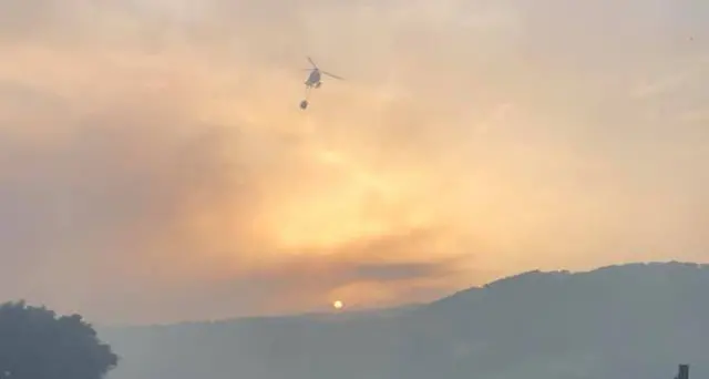 Incendio a Nughedu San Nicolò. La forza del Sindaco Michele Carboni