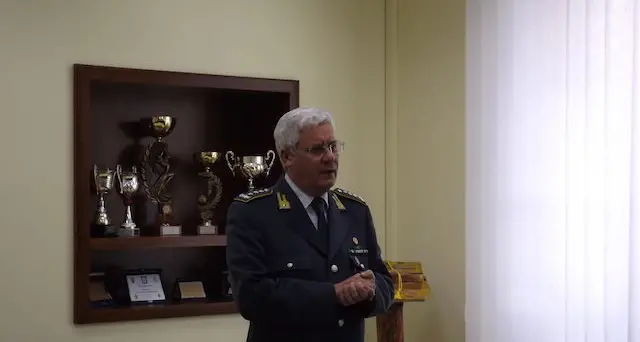 Guardia di Finanza. Visita in Sardegna del Generale di Corpo d'Armata Pasquale Debidda