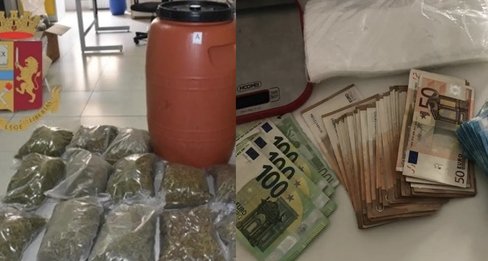 Selargius. Nascondeva a casa 63 chili di droga: arrestata una donna
