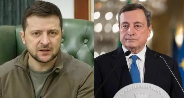 Zelensky parla con Draghi: \"Ci aspettiamo altri aiuti\"