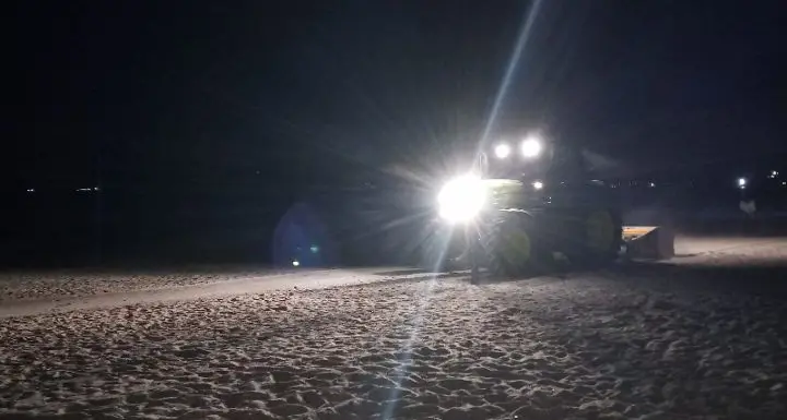 San Giovanni e Lido, pulizia \"Notturna\" delle spiagge