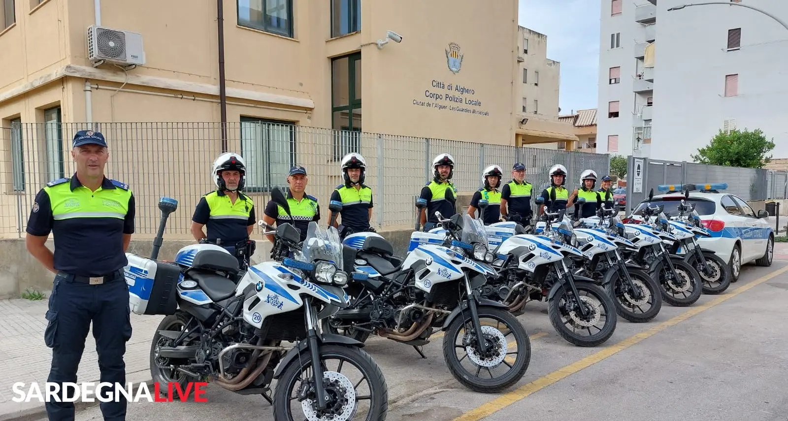Da Cagliari ad Alghero dieci agenti della Polizia Locale per il Rally
