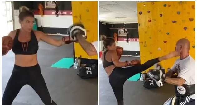 Kick boxing. Sabato 18 Elisabetta Canalis esordisce sul ring