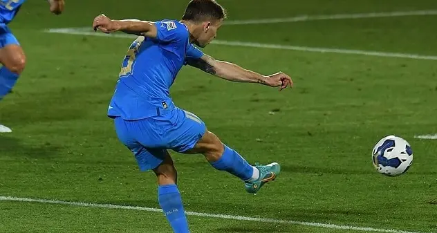 Nazionale. Barella a segno con l'Ungheria: è il \"bomber\" dell'era Mancini