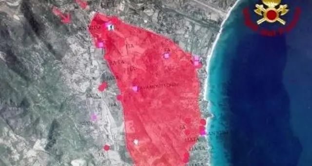 Incendio a Tortolì, inizia la conta dei danni