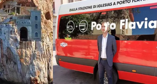 Verso l'affascinante miniera di Porto Flavia con il bus, accordo storico con Trenitalia