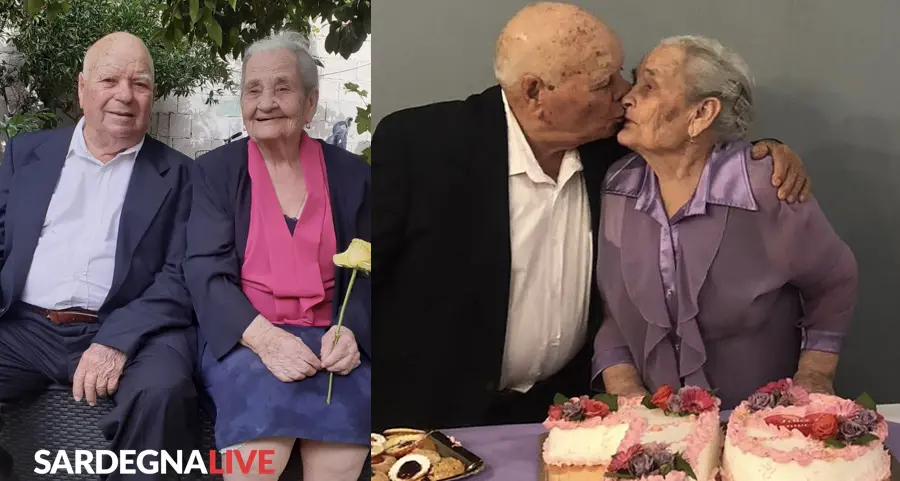 Palmas Arborea. Francesco Angelo Meli e Anna Leoni festeggiano settant’anni di matrimonio
