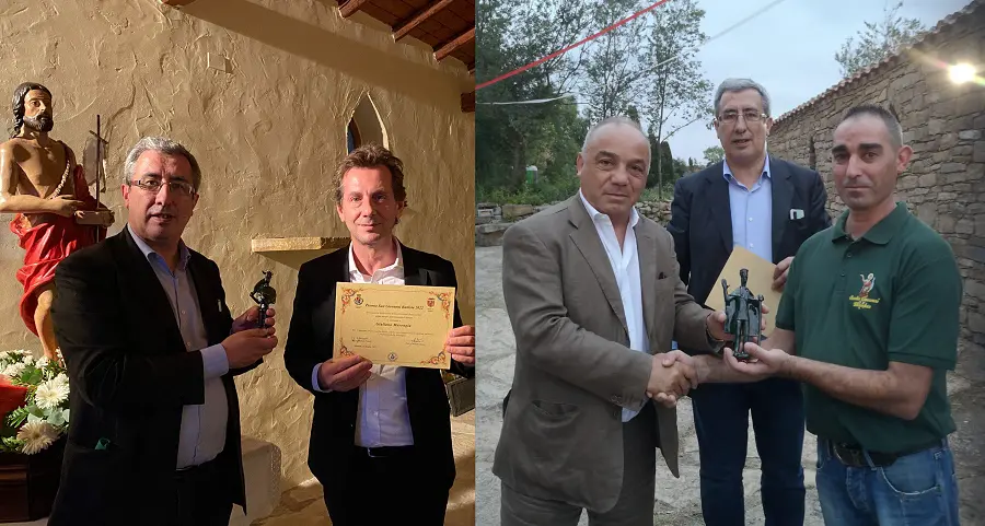 Mandas. Premio San Giovanni a Giuliano Marongiu e Gianni Chessa