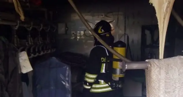 Sassari. Incendio distrugge una lavanderia