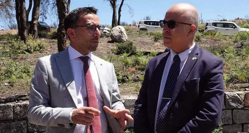 Incendi nel Montiferru. L'ambasciatore israeliano in Sardegna