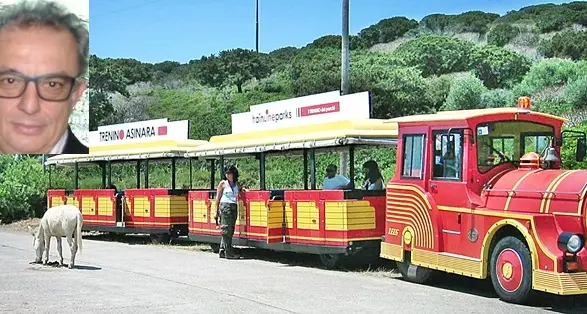 Trenino turistico distrutto dalle fiamme a Fornelli. Diana: “Potenziamo la sorveglianza all'Asinara”