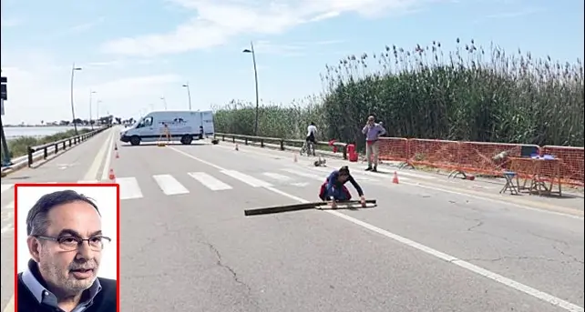 Riapre il ponte di viale Colombo, Delunas: “L’obiettivo è terminare la ricostruzione il prima possibile”