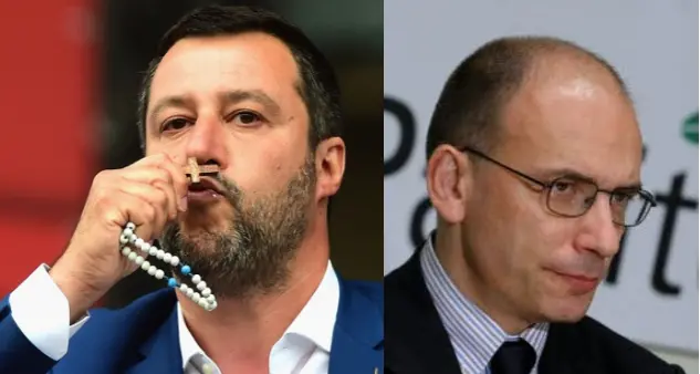 Salvini: “Mangio salsiccia e sudo, non ho mai visto Letta sudato”