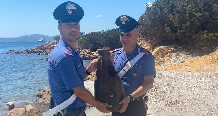 San Teodoro: rinvenuta anfora di interesse storico