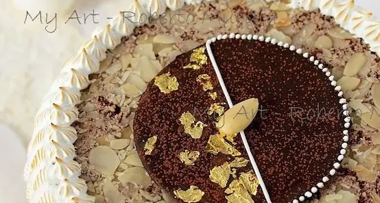 Torta di mandorle e cioccolato. La ricetta