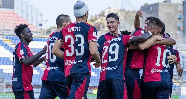 Cagliari-Perugia 3-2, i rossoblù passano con qualche sofferenza il turno in Coppa Italia