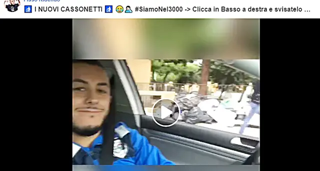 Cristian Basciu “Fisso Ridendo”, lezione di civiltà a San Michele e Is Mirrionis: “Guarda quei cassonetti trasparenti”. VIDEO