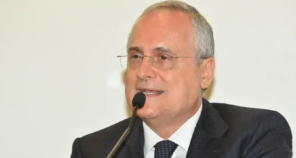 Il patron della Lazio Lotito candidato con Forza Italia