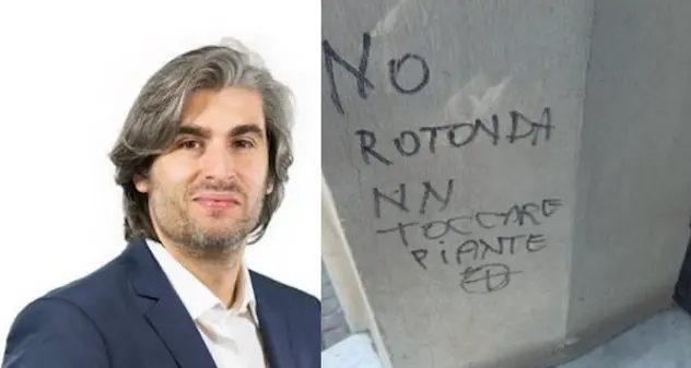 Scritte vicino alla casa del sindaco di Monserrato, segnalato un 65enne