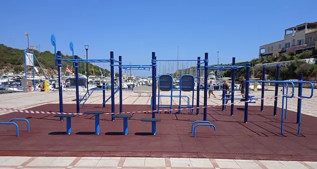 A Santa Teresa Gallura il primo parco fitness in un porto del Mediterraneo